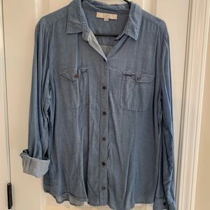 Loft chambray shirt